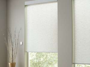 Рулонная штора Somfy Sonesse 40 WT, бежевый, blackout, 0.5 м